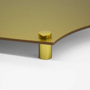 Targa Neutra in Plexiglass Gold tipologia Impero
