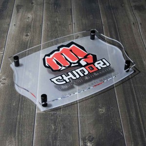 Targa Doppia Lastra in Plexiglass Satinato Stampata Impero