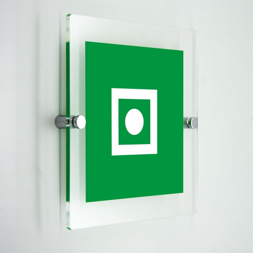 Allarme generale di bordo - in plexiglass trasparenti da parete E031