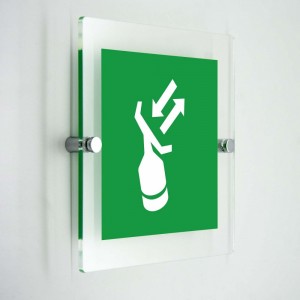 Radar transponder - in plexiglass trasparenti da parete E047