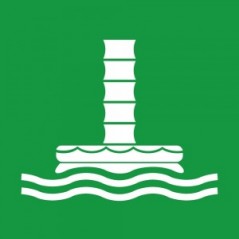 Condotto di evacuazione marina - in plexiglass trasparenti da parete E055