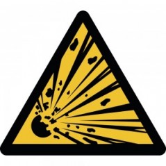 Materiali esplosivi - in plexiglass trasparenti da parete W002