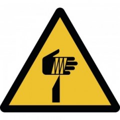 Pericolo di taglio - in plexiglass trasparenti da parete W022