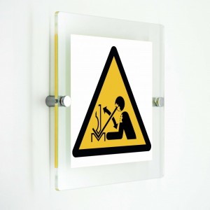 Spostamento rapido del materiale da piegare nella pressa - in plexiglass trasparenti da parete W032