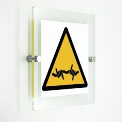 Filo spinato - in plexiglass trasparenti da parete W033