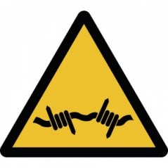 Filo spinato - in plexiglass trasparenti da parete W033