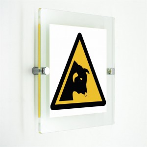 Toro - in plexiglass trasparenti da parete W034