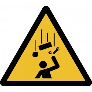 Caduta oggetti - in plexiglass trasparenti da parete W035