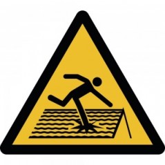 Tetto fragile - in plexiglass trasparenti da parete W036