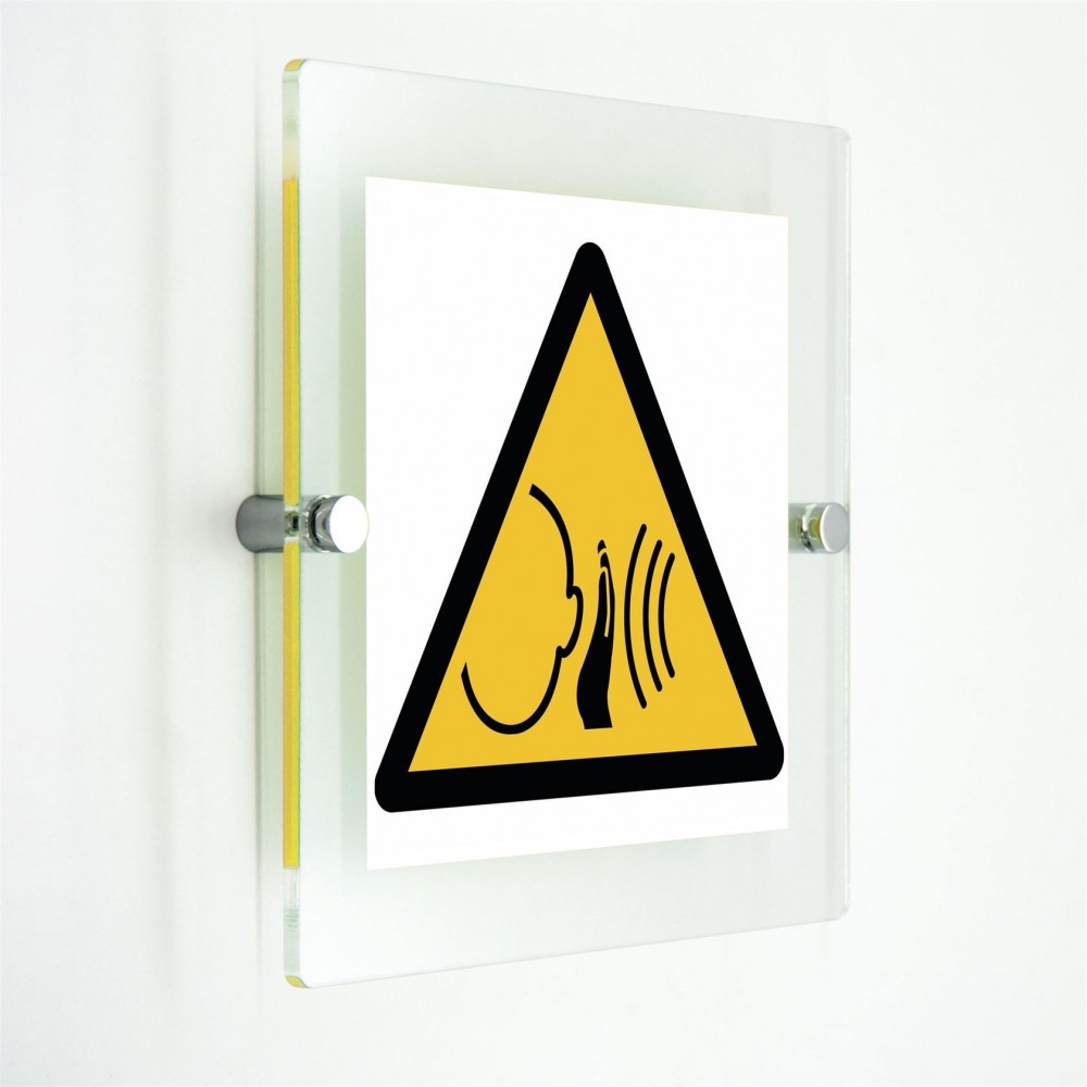 Forte rumore improvviso - in plexiglass trasparenti da parete W038