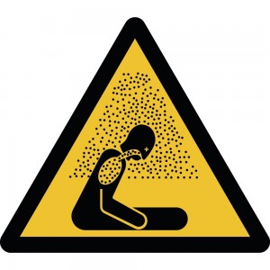 Pericolo atmosfera asfissiante - in plexiglass trasparenti da parete W041