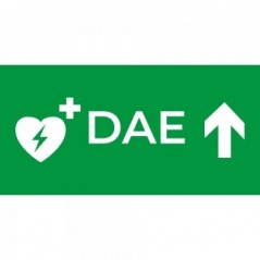 Dae defibrillatore direzionale alto in plexiglass trasparenti da parete