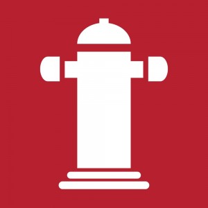 Attacco autopompa in plexiglass trasparenti da parete