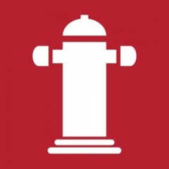 Attacco autopompa in plexiglass trasparenti da parete