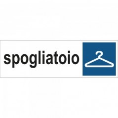 Spogliatoio in plexiglass trasparenti da parete