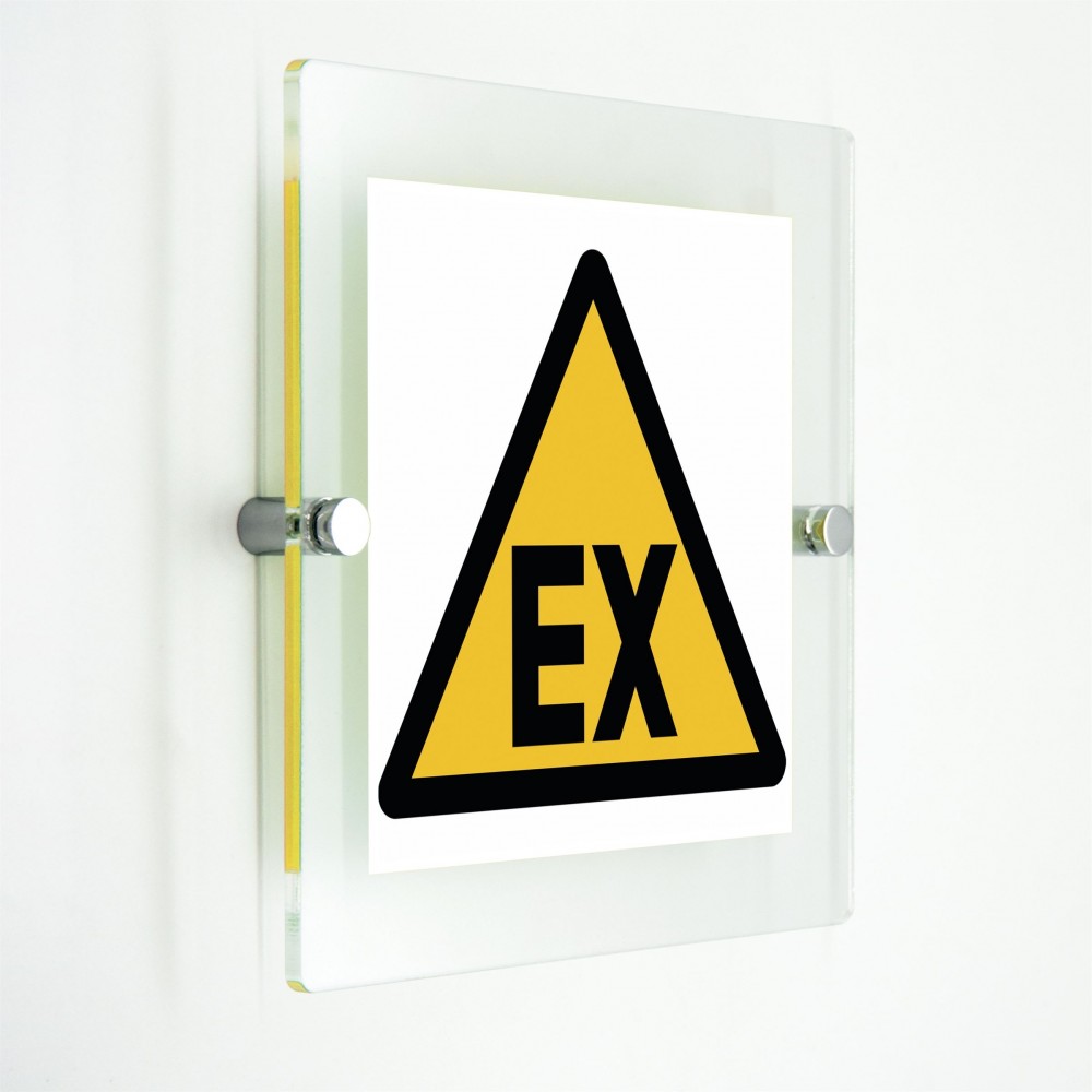 Atmosfera esplosiva in plexiglass trasparenti da parete