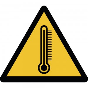 Rischio termico temperature estreme in plexiglass trasparenti da parete
