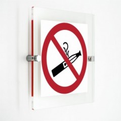 Vietato svapare in plexiglass trasparenti da parete