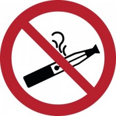 Vietato svapare in plexiglass trasparenti da parete