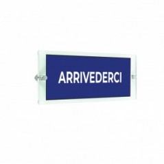 Arrivederci lungo v1 in plexiglass trasparenti da parete