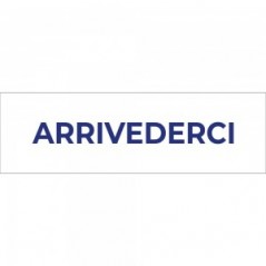 Arrivederci lungo v2 in plexiglass trasparenti da parete