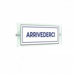 Arrivederci lungo v4 in plexiglass trasparenti da parete