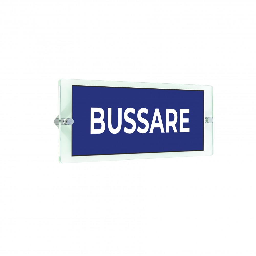 Bussare lungo v1 in plexiglass trasparenti da parete