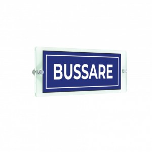 Bussare lungo v3 in plexiglass trasparenti da parete