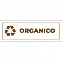 Differenziata organico lungo v2 in plexiglass trasparenti da parete