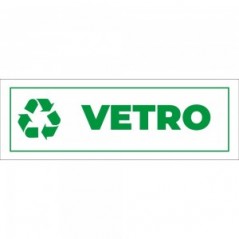 Differenziata vetro lungo v2 in plexiglass trasparenti da parete