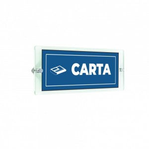 Differenziata carta lungo v4 in plexiglass trasparenti da parete