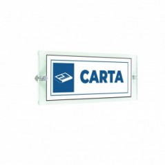 Differenziata carta lungo v5 in plexiglass trasparenti da parete