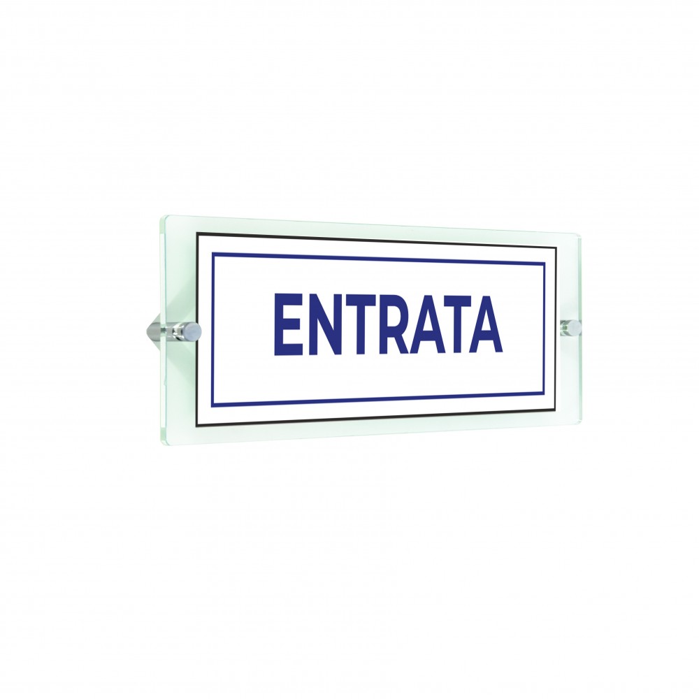 Entrata v4 in plexiglass trasparenti da parete