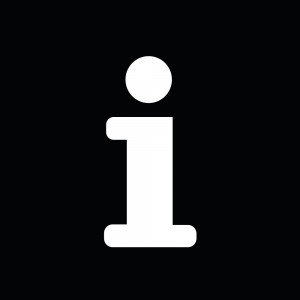 Informazione black in plexiglass trasparenti da parete