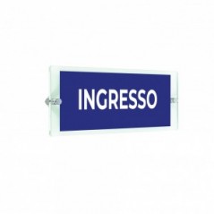 Ingresso v1 in plexiglass trasparenti da parete