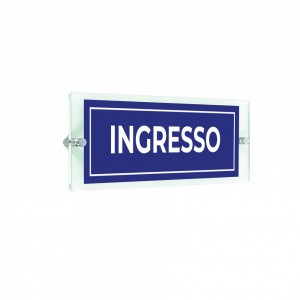 Ingresso v2 in plexiglass trasparenti da parete