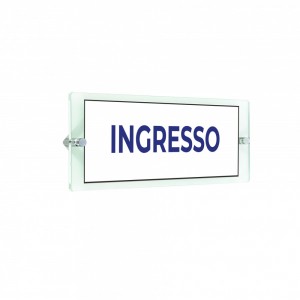 Ingresso v3 in plexiglass trasparenti da parete