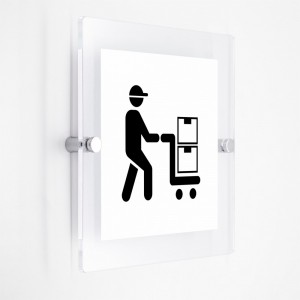 Magazzino v1 in plexiglass trasparenti da parete