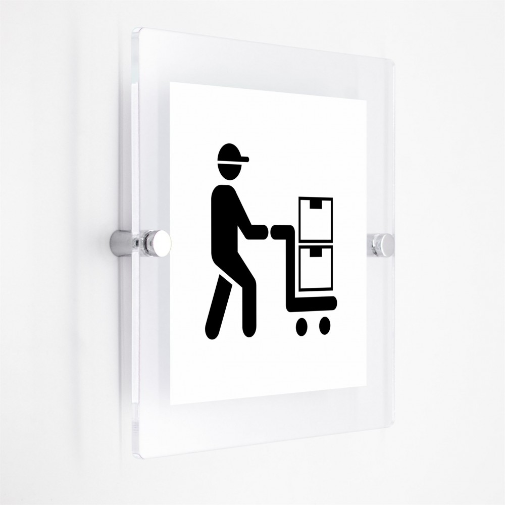 Magazzino v1 in plexiglass trasparenti da parete