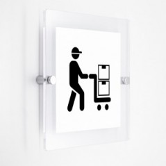 Magazzino v1 in plexiglass trasparenti da parete