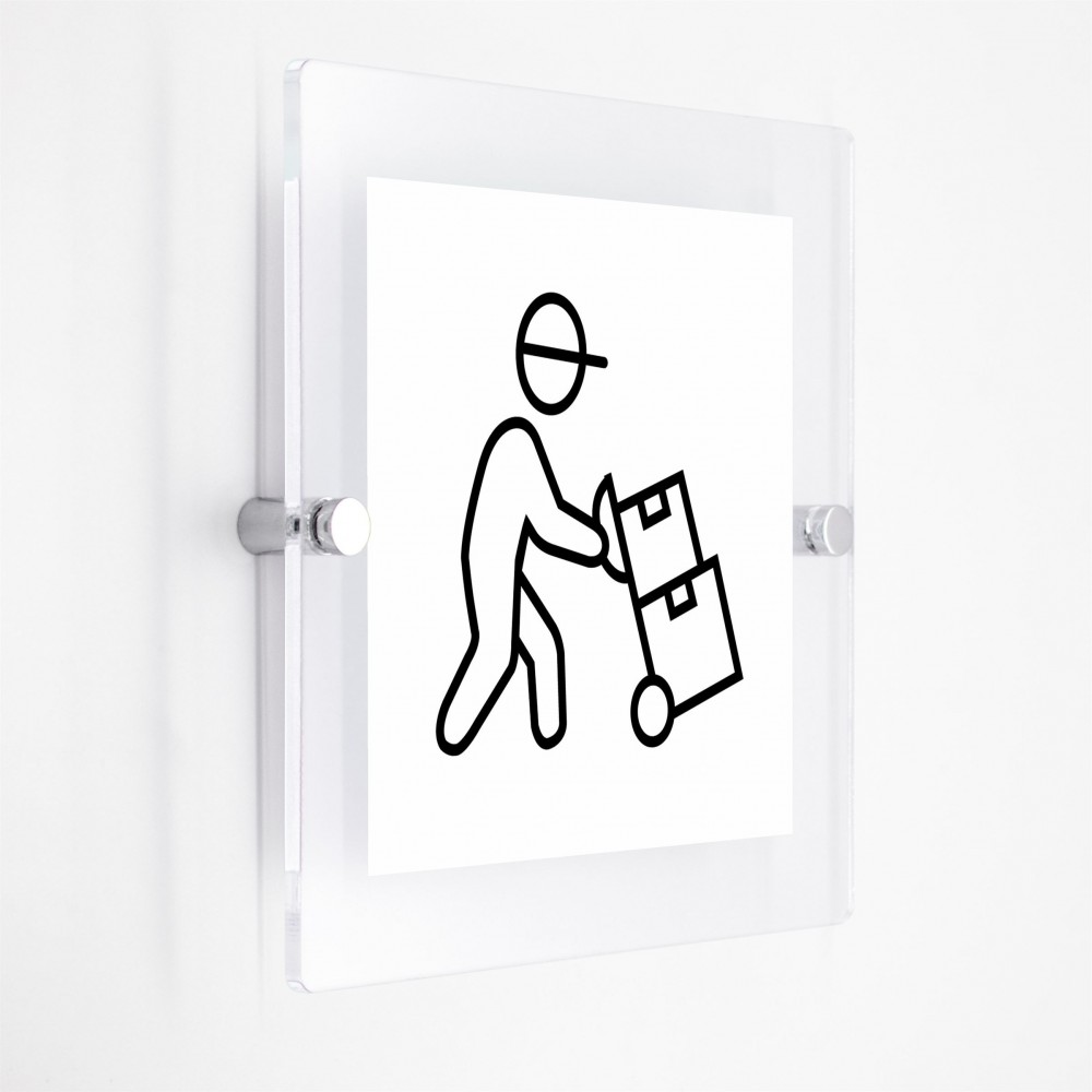 Magazzino v4 in plexiglass trasparenti da parete