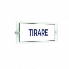 Tirare lungo v2 in plexiglass trasparenti da parete