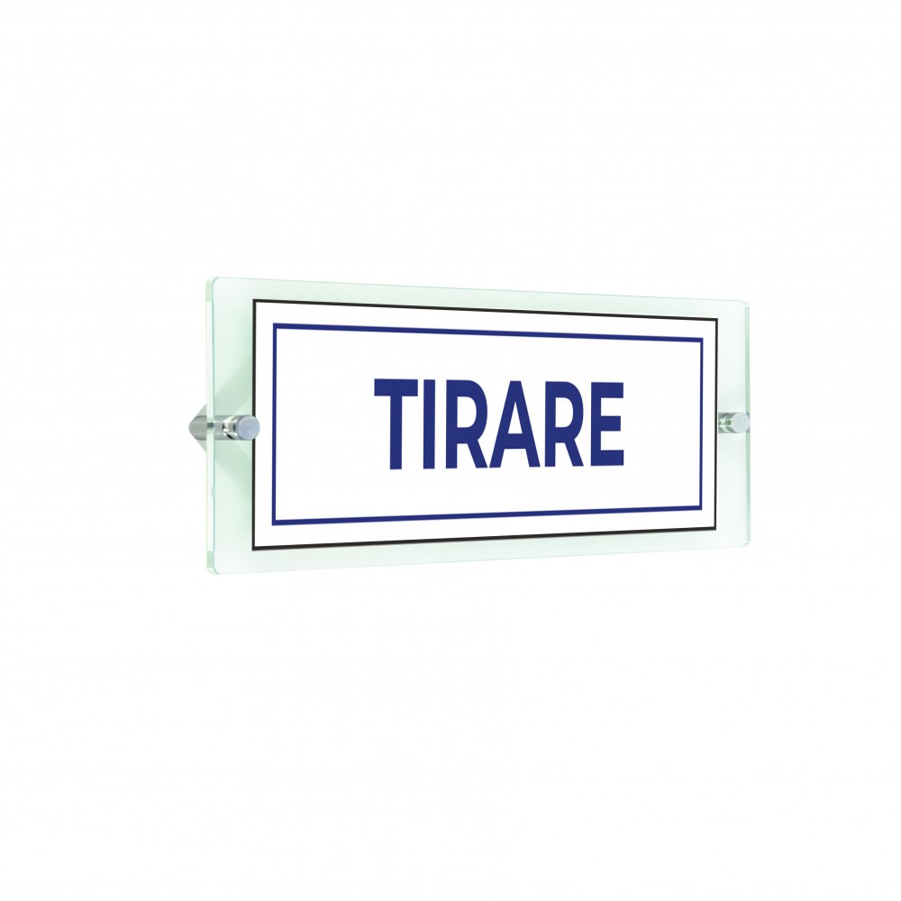 Tirare lungo v4 in plexiglass trasparenti da parete