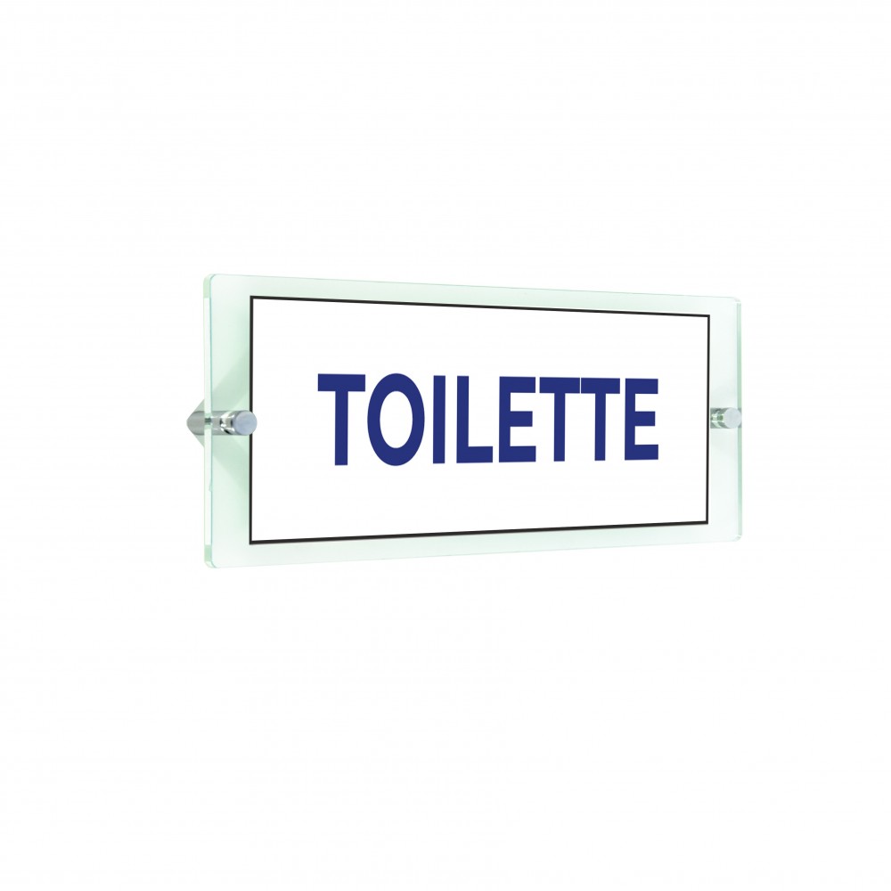 Toilette lungo v2 in plexiglass trasparenti da parete