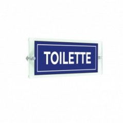 Toilette lungo v3 in plexiglass trasparenti da parete