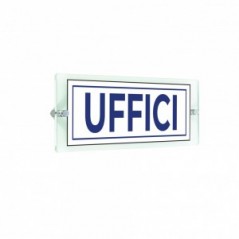 Uffici lungo v4 in plexiglass trasparenti da parete