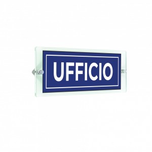 Ufficio lungo v3 in plexiglass trasparenti da parete