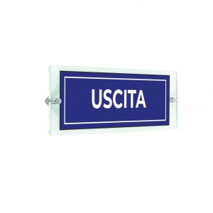 Uscita v2 in plexiglass trasparenti da parete